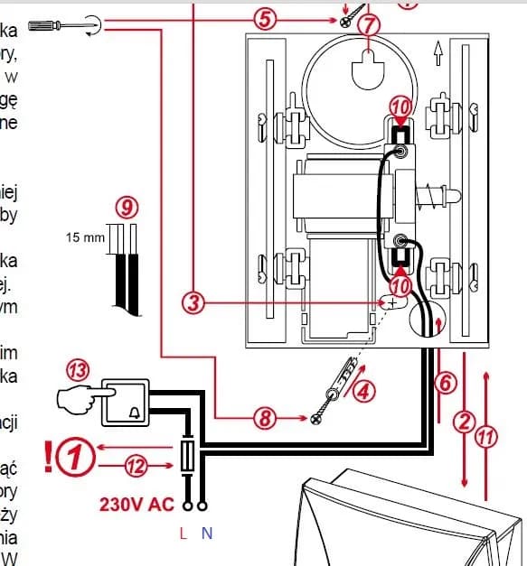 Jak bezpiecznie podłączyć dzwonek 230V Zamel – krok po kroku bez błędów