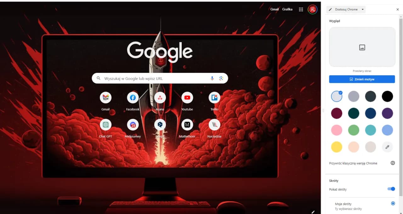 Jak zmienić tło przeglądarki Google Chrome i wyróżnić swój styl